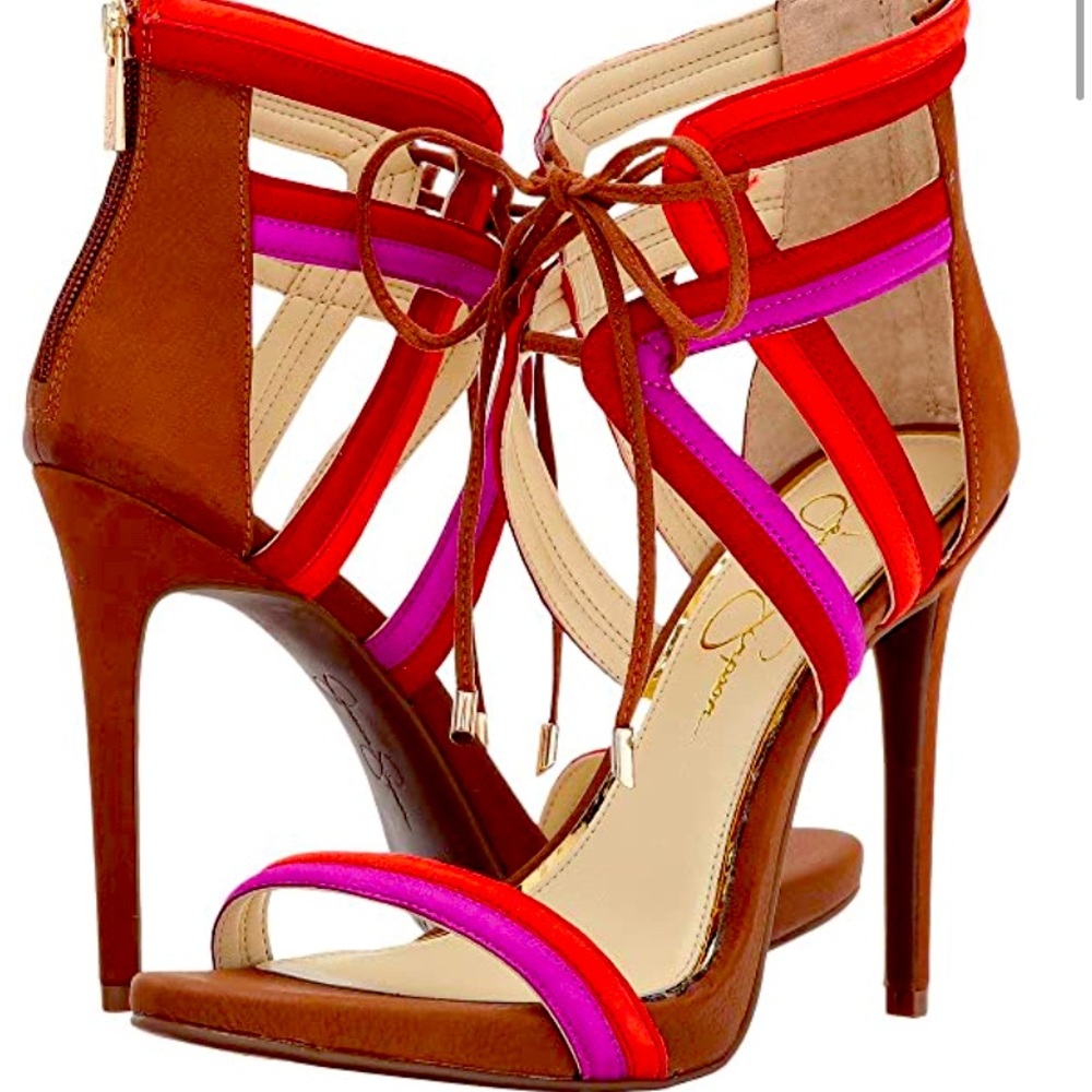 Jessica Simpson Rensa Vivid Orchid Rio Nubuck8.5